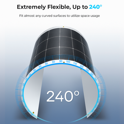 Panneau solaire ultra-mince Aurelios FlexWave 200 W